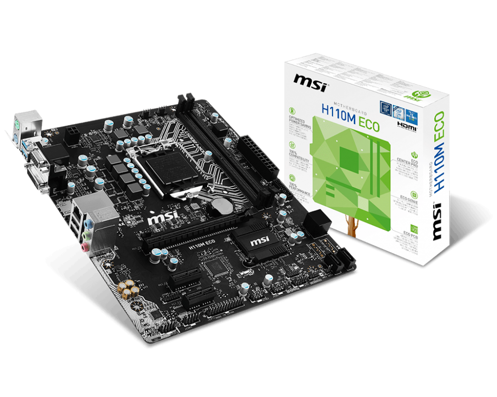 MSI H110M ECO - Motherboard Specifications On MotherboardDB